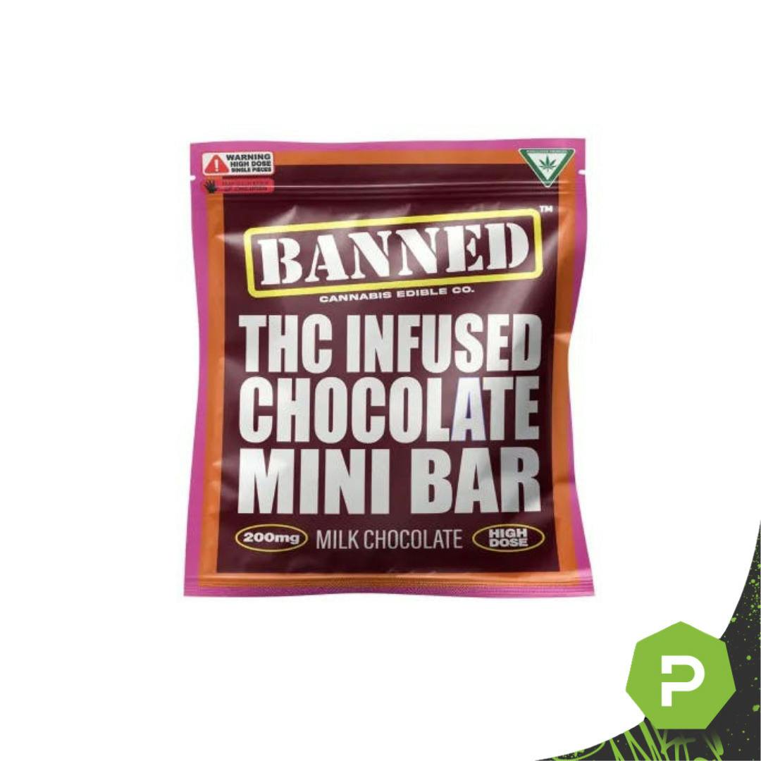 Banned | 200mg Treats | Mini Chocolate Bar