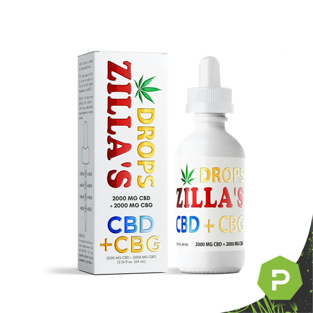 Zilla's | 2560mg CBD Drops | Pets