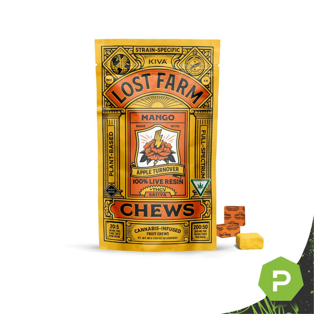 Lost Farm | 200mg Live Resin Chews | Mango