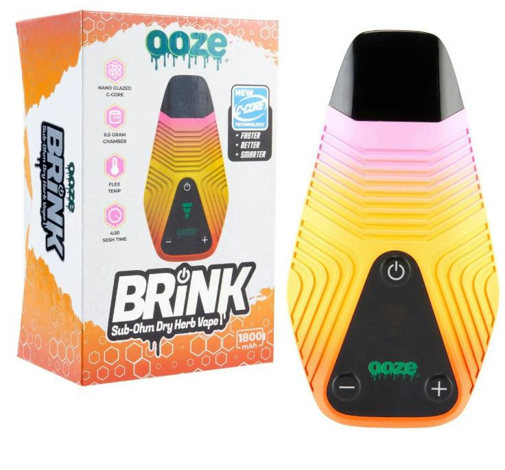 Ooze | Brink 1800 mAh Dry Herb Vaporizer | Sunshine