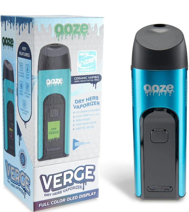 Ooze | Verge 2500 mAh Dry Herb Vaporizer | Sapphire Blue