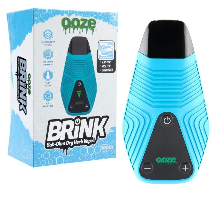 Ooze | Brink 1800 mAh Dry Herb Vaporizer | Sapphire Blue