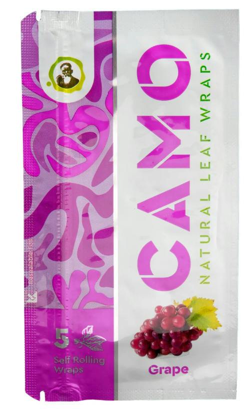 Camo | Natural Leaf Wraps | Grape