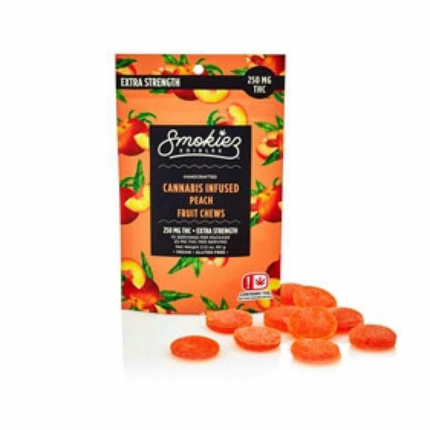 Peach Gummies | 250mg | 10ct | 25mg/ea