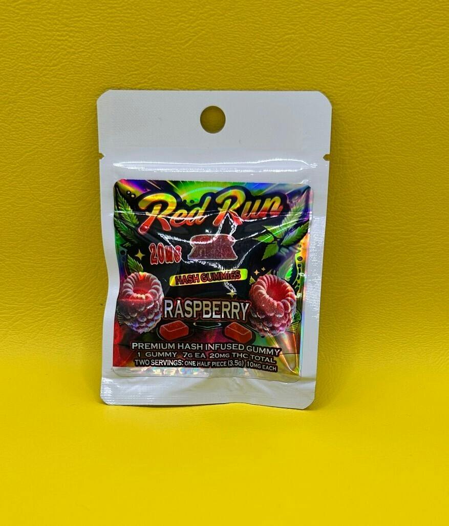 RR, Raspberry Gummy, 20mg