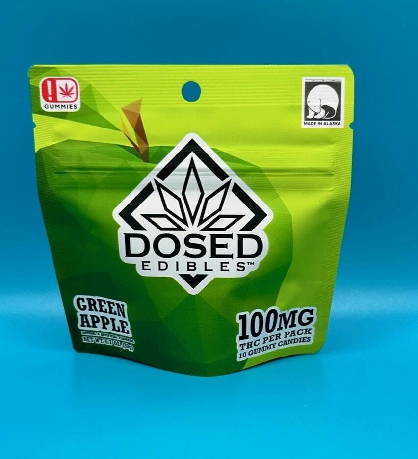 DE, Green Apple Gummy, 10pk (100mg)