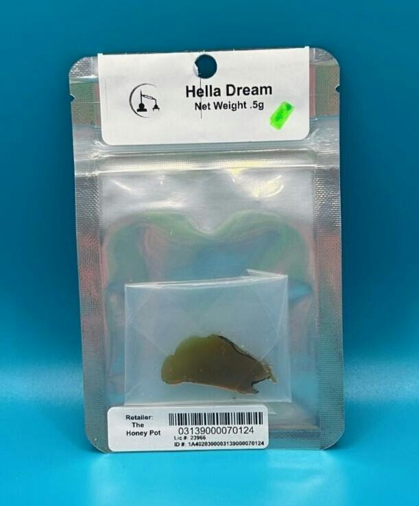 GT, Hella Dream, shatter, 0.5g - Hybrid at The Knotty Puffin