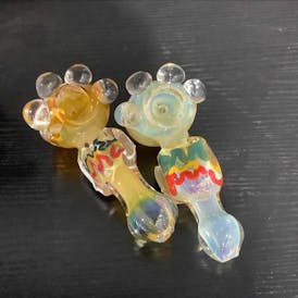 Glass hand pipe heavy
