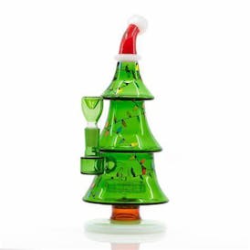 Silicone Christmas Tree water pipe