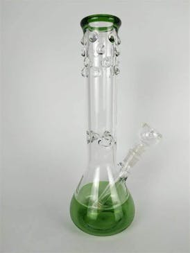 36700 glass water pipe green and clear