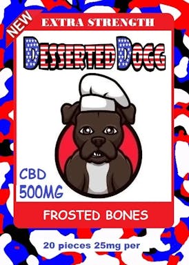 Desserted Dogg cbd 500mg frosted bones