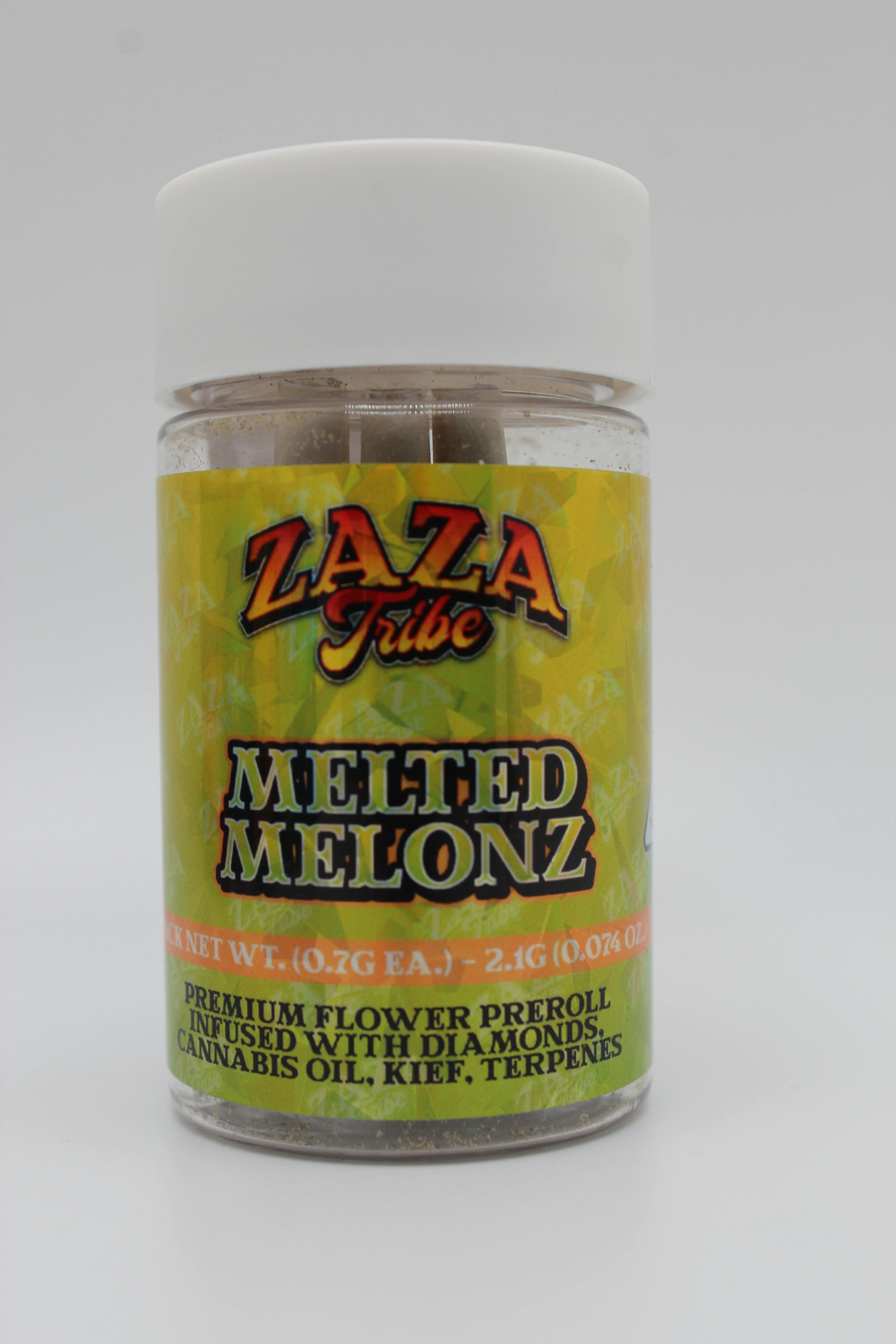 ZAZA - 3pk Infused Joints - Melted Melonz at Yo'Aura Dispensary