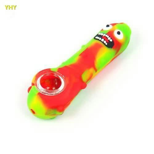Silicone Pipe Rick and Morty Pickle