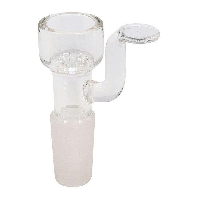 Clear In Built Screen Glass Bowl With Angled Handle