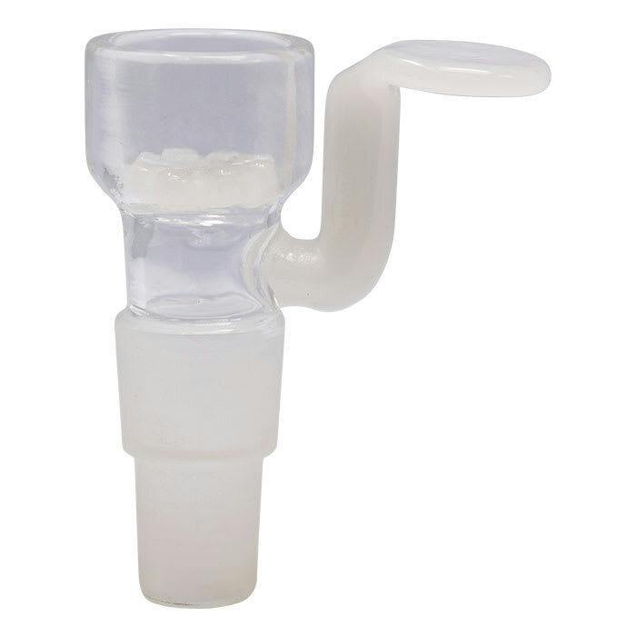 White Glass Bowl With In Built Screen