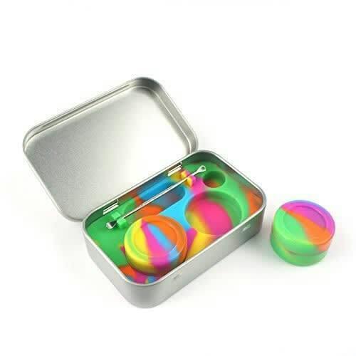 Silicone wax storage case