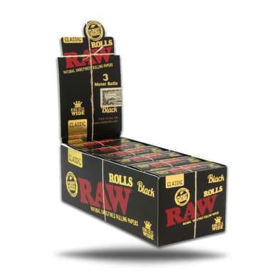 RAW Black Classic King Size 3 Meter Rolls