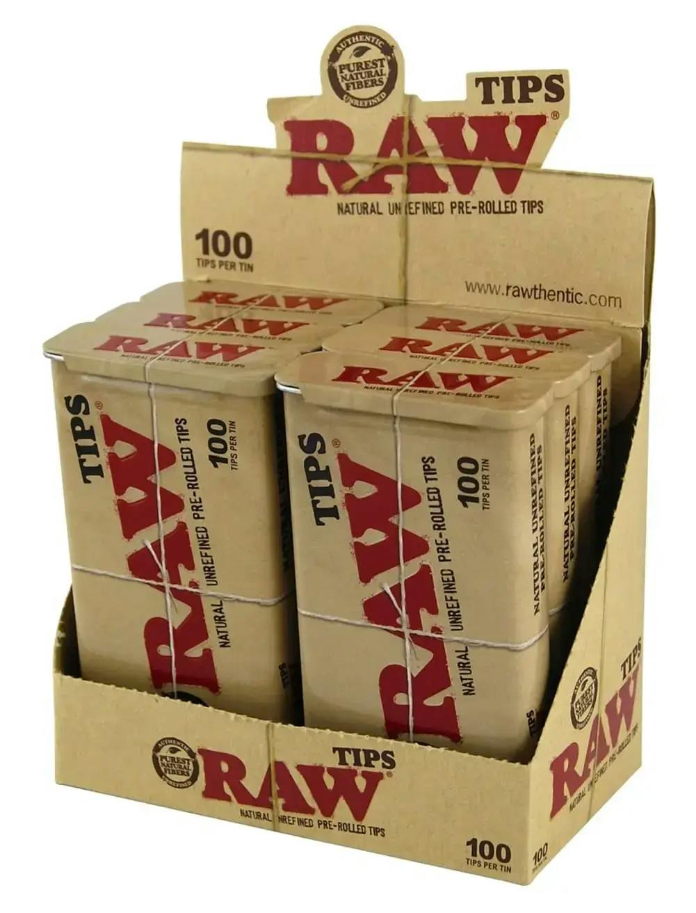 RAW PRE-ROLLED TIPS 100