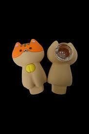 Silicone cat hand pipe