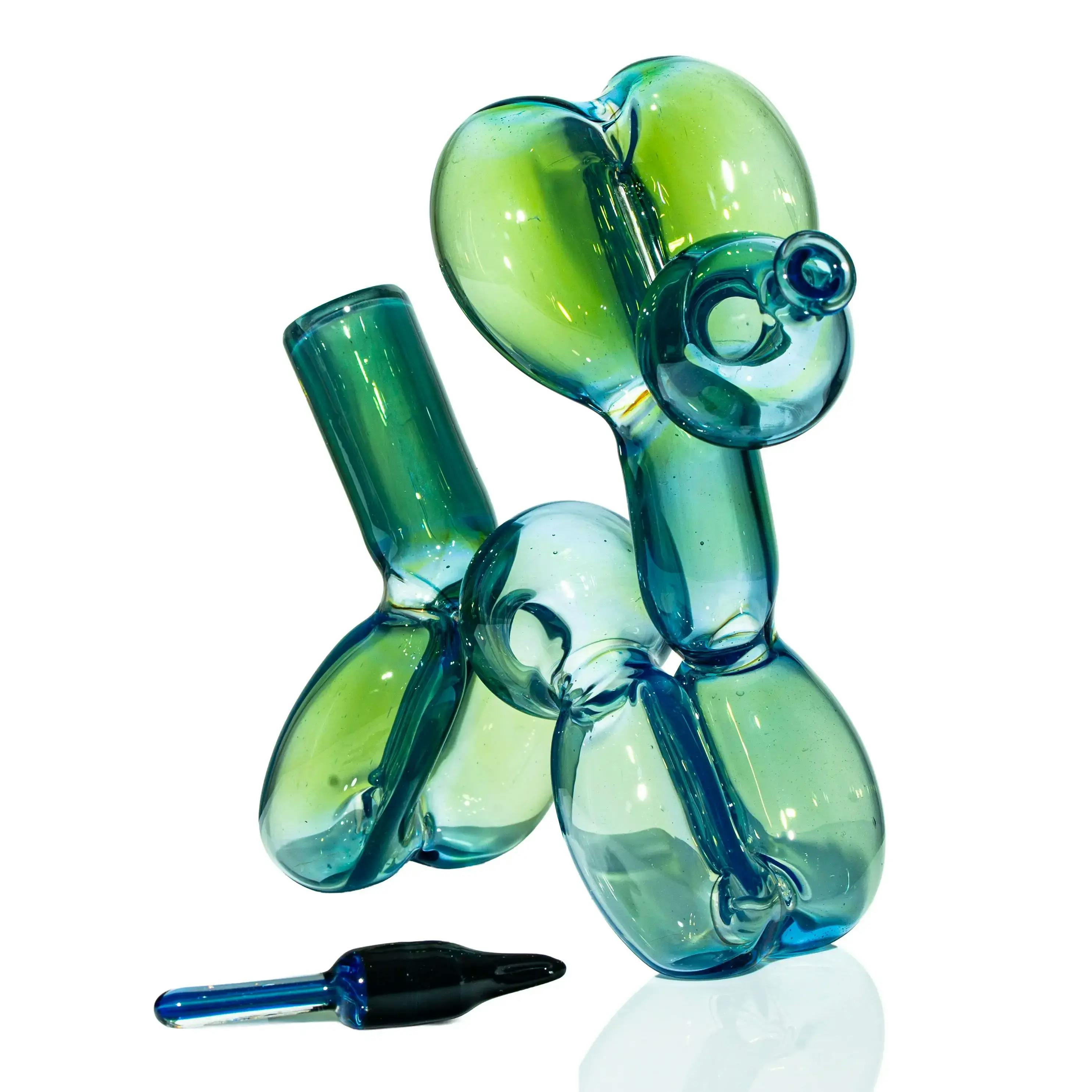 Balloon Dog Bong- Green