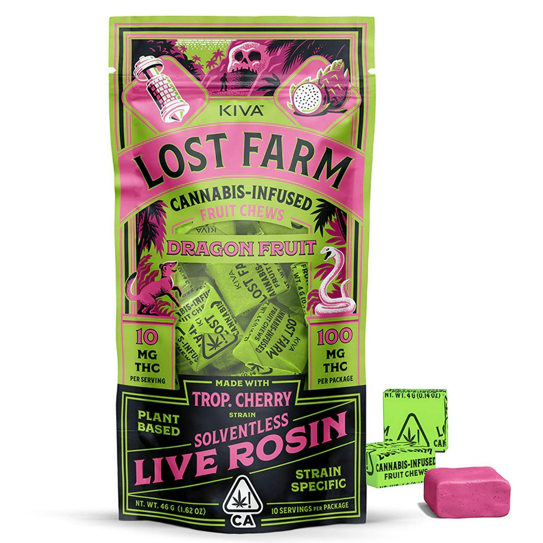 Lost Farm - — Dragon Fruit Fruit Chews - Dragonfruit