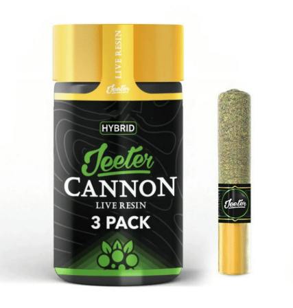 Jeeter - Alien OG (H) Live Resin Cannon 3pk ** EVERYDAY** - Alien OG (H)