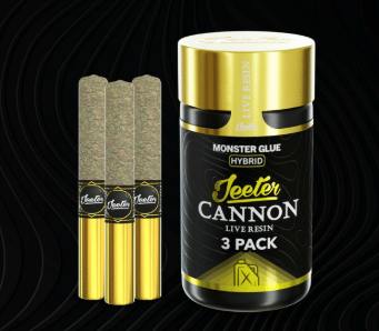 Jeeter - Mango Sour (S) Live Resin Cannon 3pk ** EVERYDAY** - Mango Sour (S)