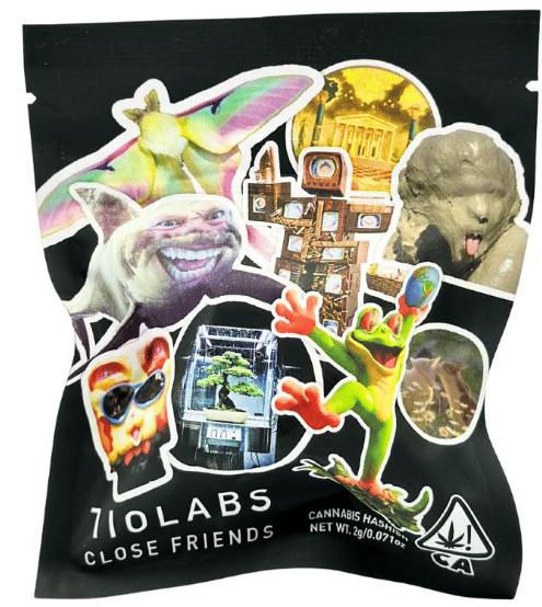 710 Labs - Tropicanna Grape Cake #11 + Cake Crasher Persy Thumbprint 2g CLOSE FRIENDS - Tropicann...