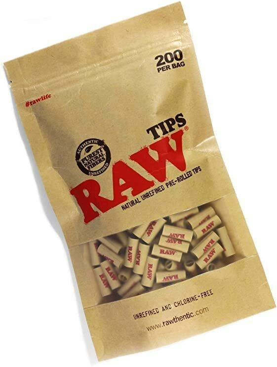 RAW Pre-rolled Tips Bag - 200 Pack