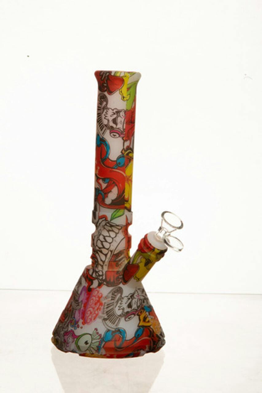 Trippy Art 12" Silicone Bong
