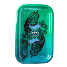 All Seeing Eye Metal Rolling Tray - Medium