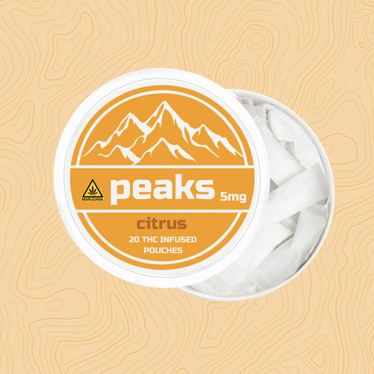 Peaks Pouches | Citrus | 20pk at Silverleaf 4 Corners