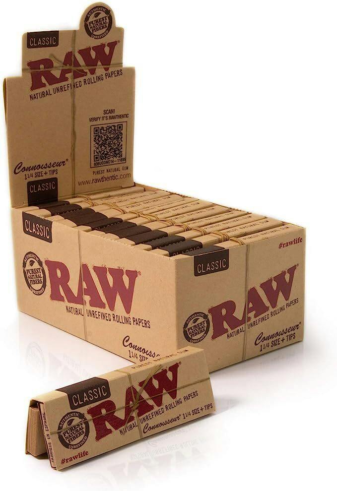 Raw Natural Unrefined 1 1/4 Papers - One Size at Nevaeh Verde Dispensary Belleville NJ