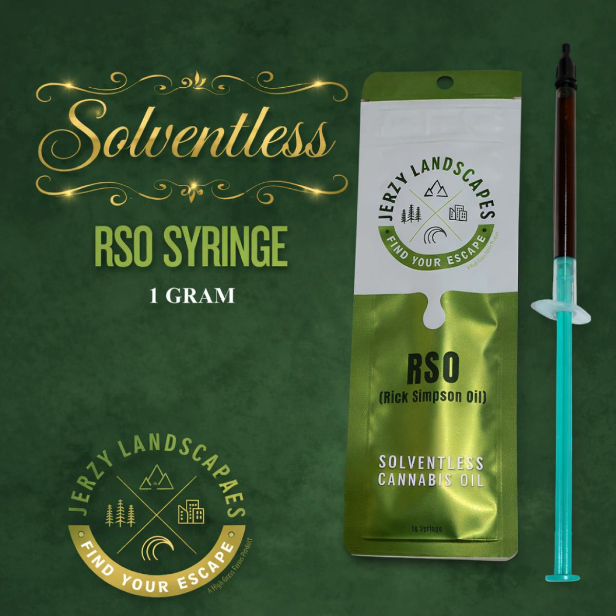 Bickett I Jersey Landscapes RSO Syringe - 1 g at Nevaeh Verde Dispensary Belleville NJ