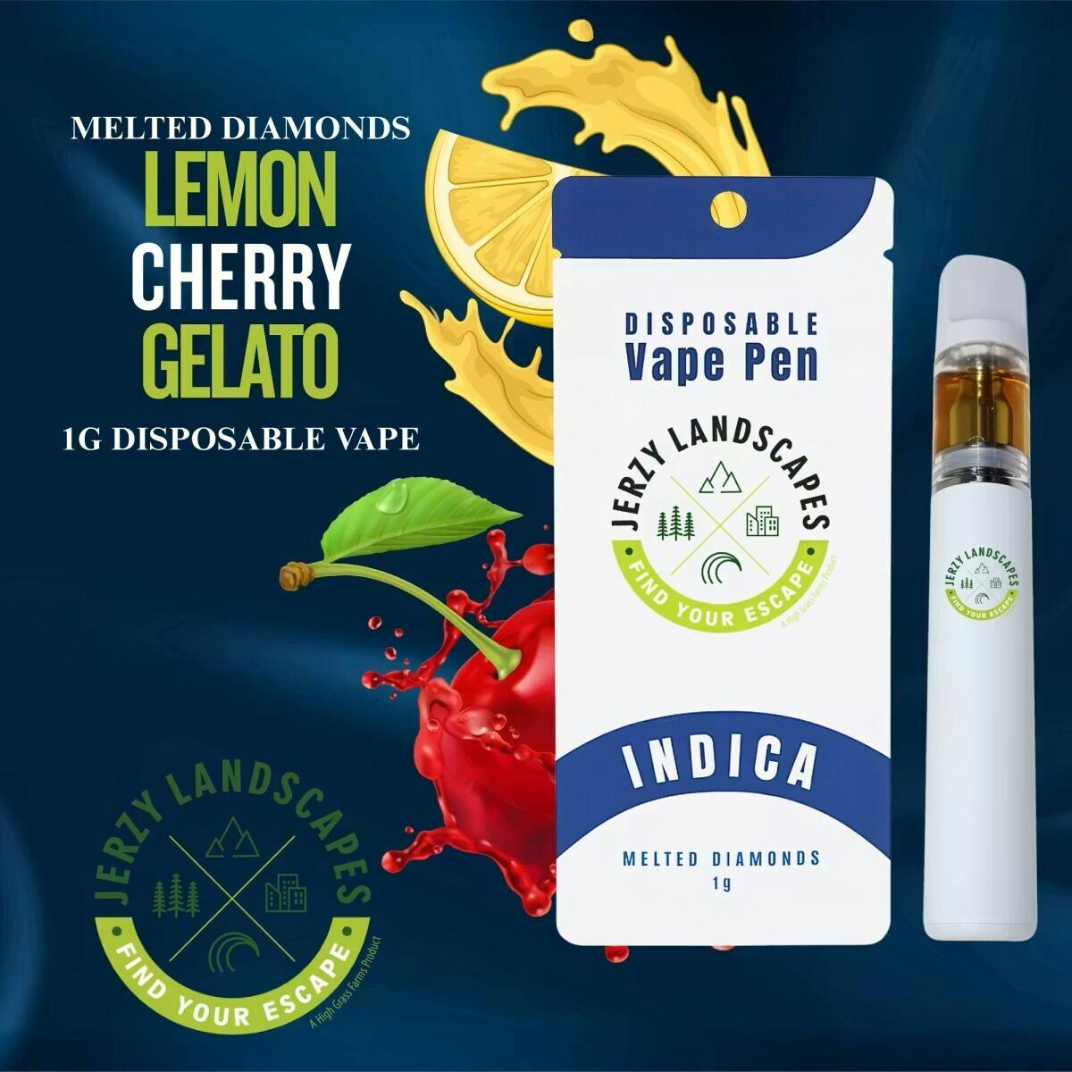 Lemon Cherry Gelato I Jersey Landscapes Liquid Diamonds AIO - 1 g