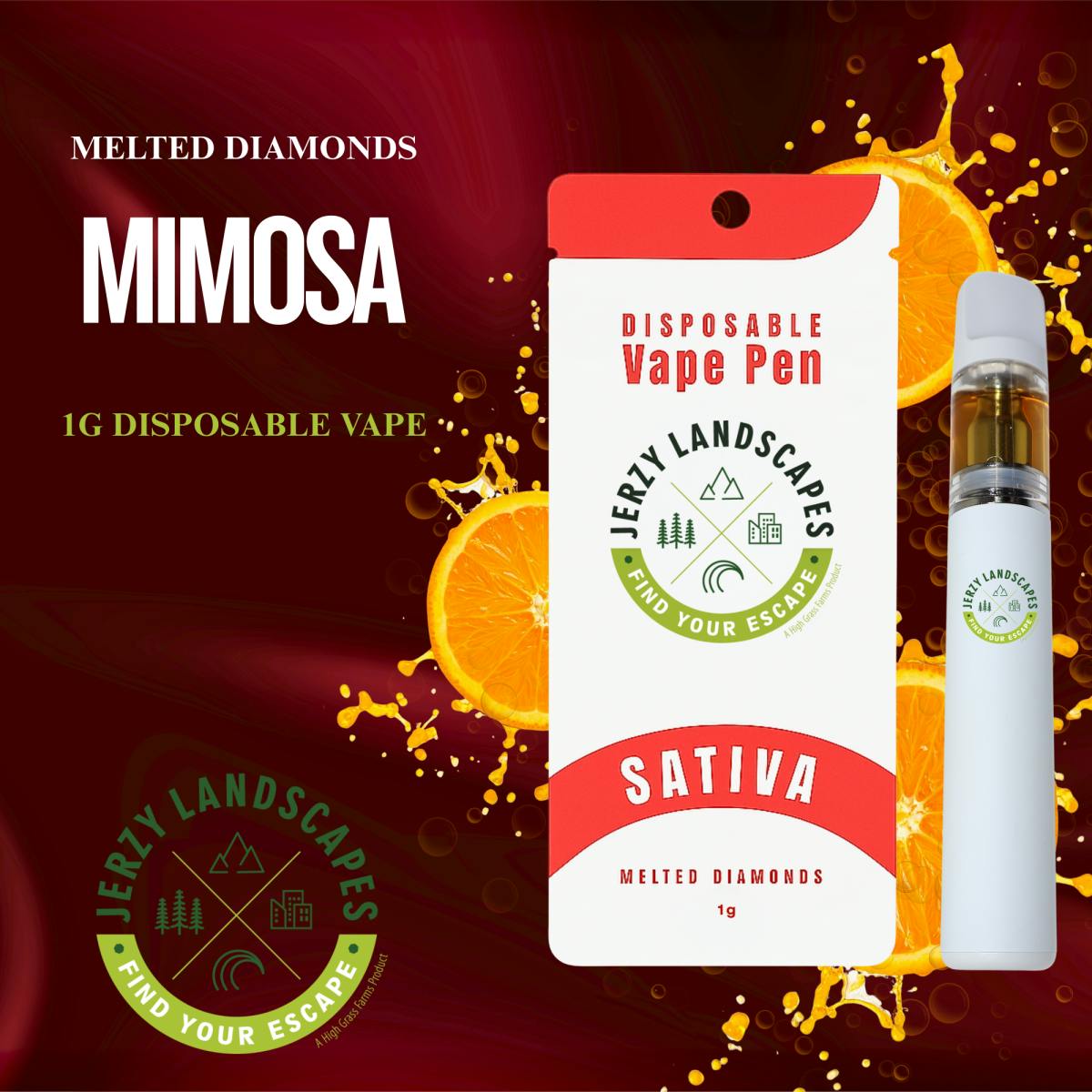 Mimosa Melted Disposible