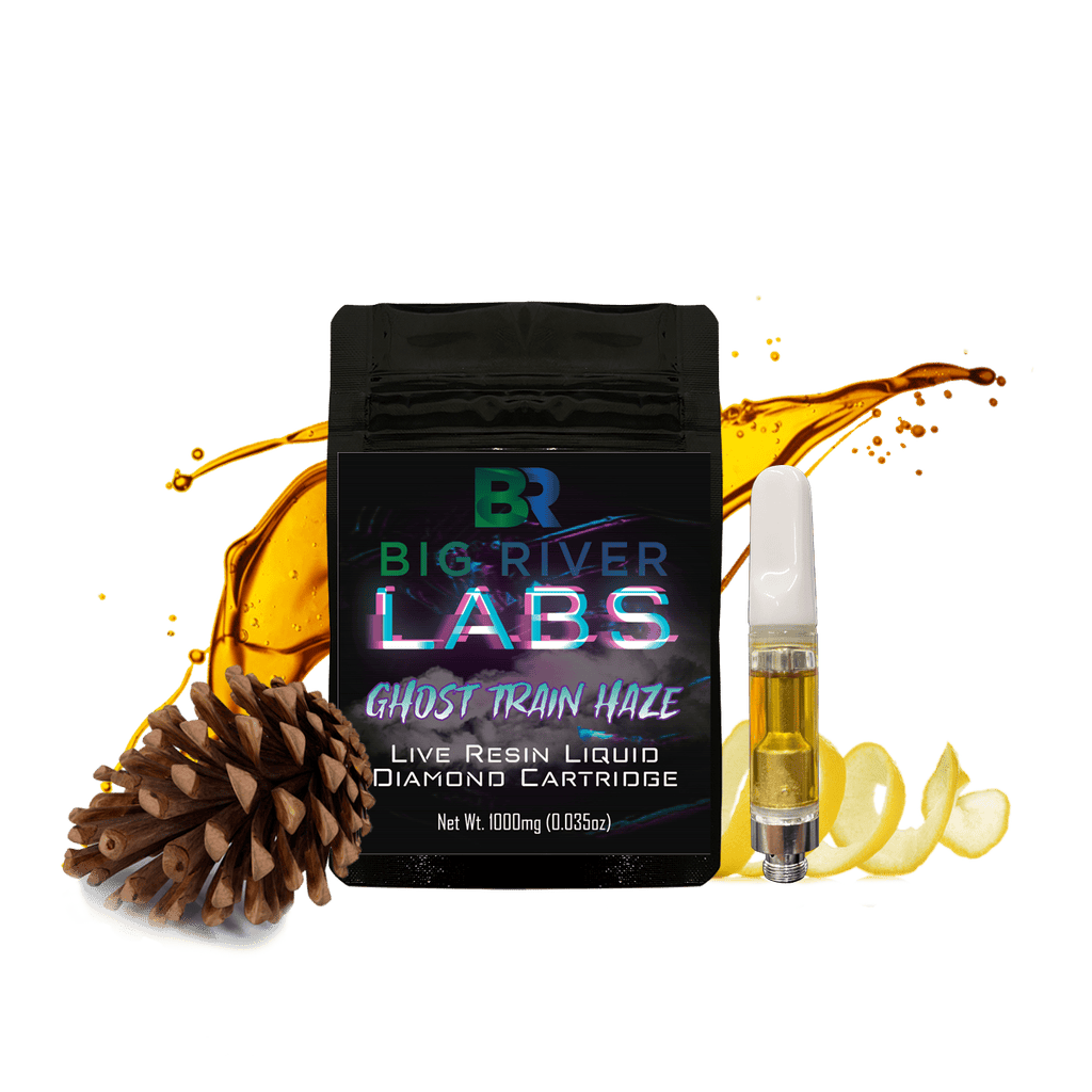 Big River Vape Cart | Ghost Train Haze | Liquid Diamond | Live Resin 1g Cart