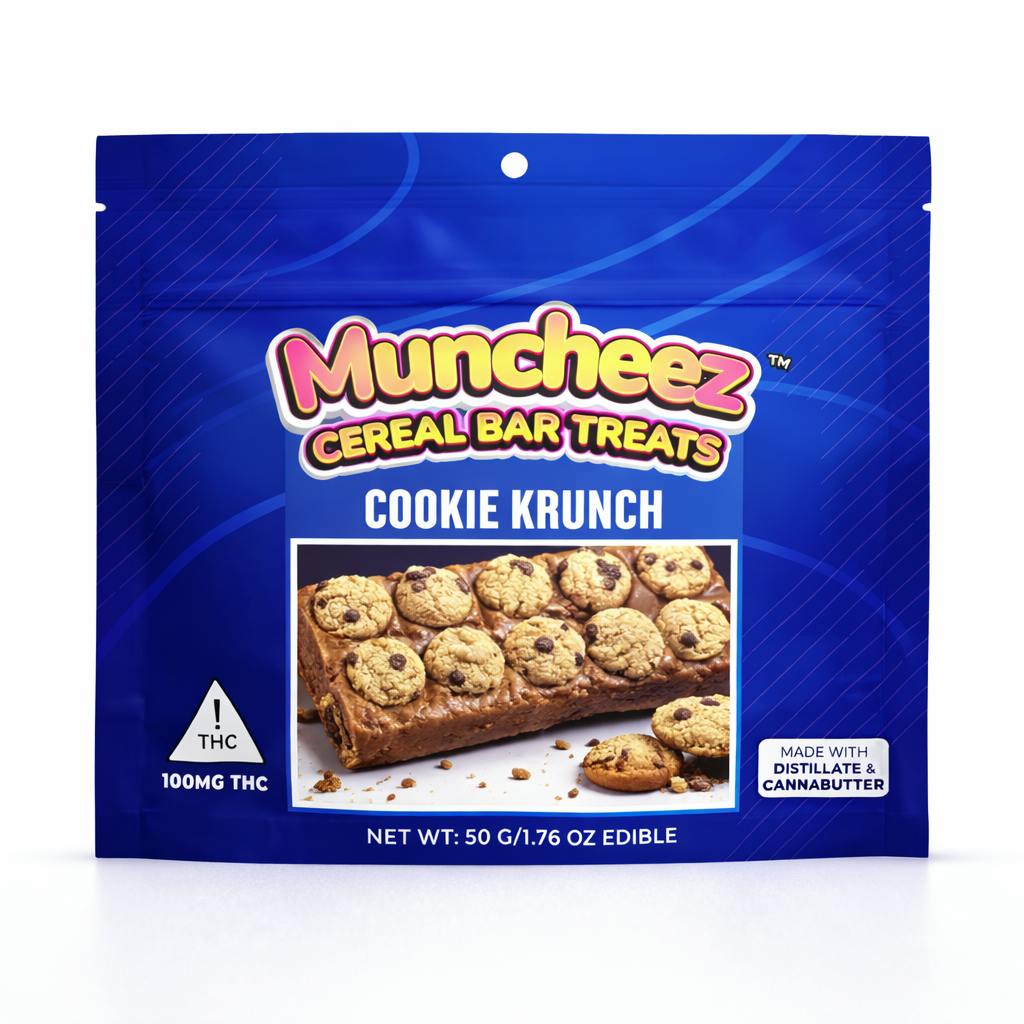 Muncheez Cereal Bar | Cookie Krunch 100mg
