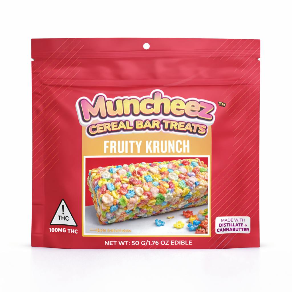 Muncheez Cereal Bar | Fruity Krunch 100mg
