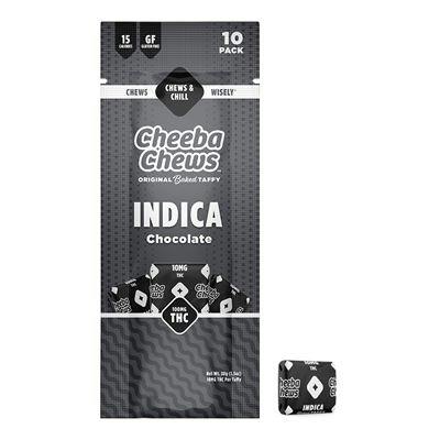 Cheeba Chews Chews | Indica | Chocolate 100mg [10 pcs]