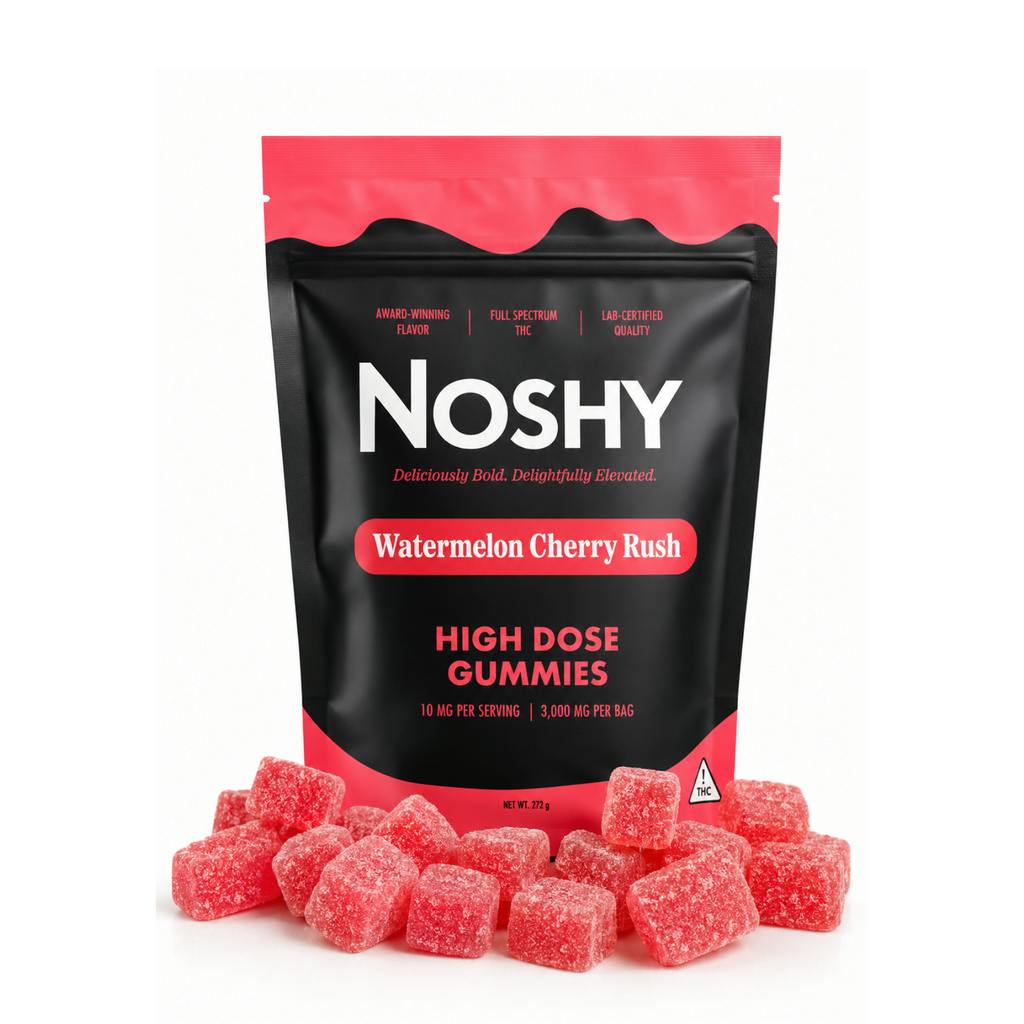 Noshy Gummies | Watermelon Cherry Rush 3000mg [60 pcs]