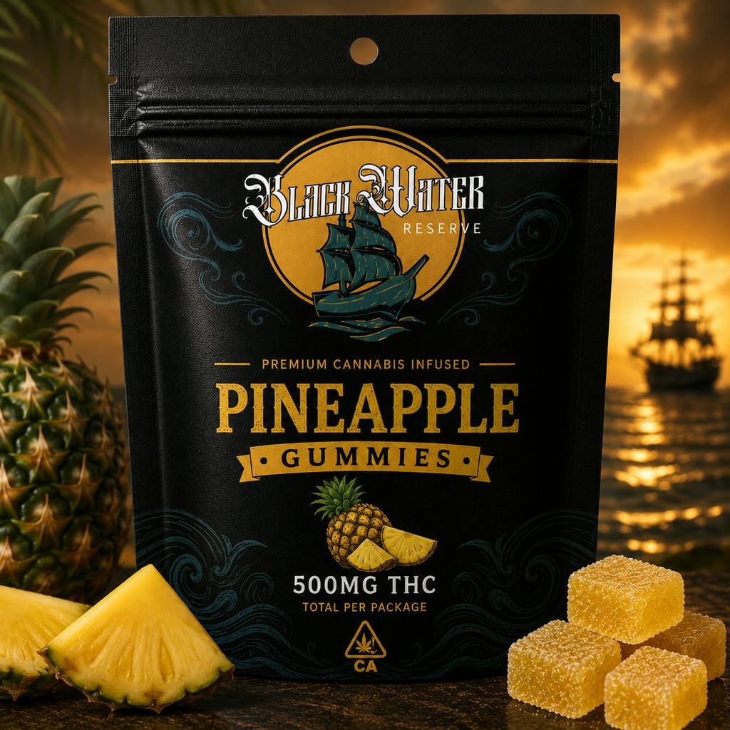 Blackwater Reserve Gummies | Pineapple 500mg [10 pcs]