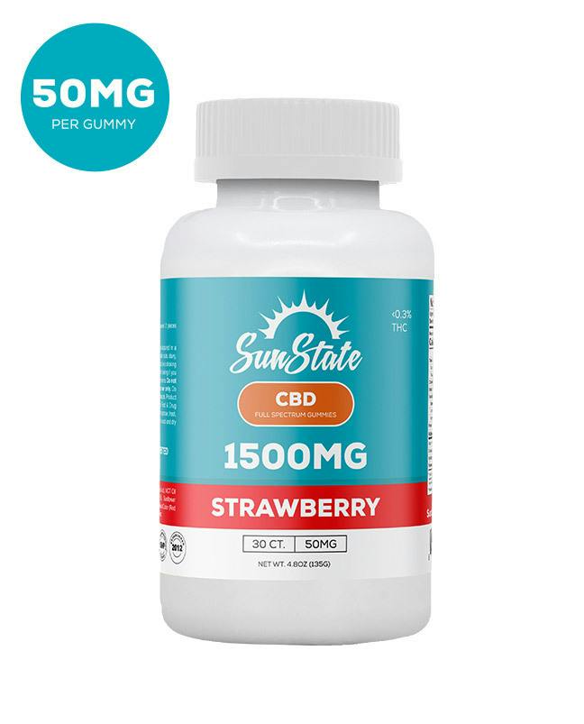 Sunstate Full Spectrum Grab N' Go Bag 30pk/1500mg - Strawberry