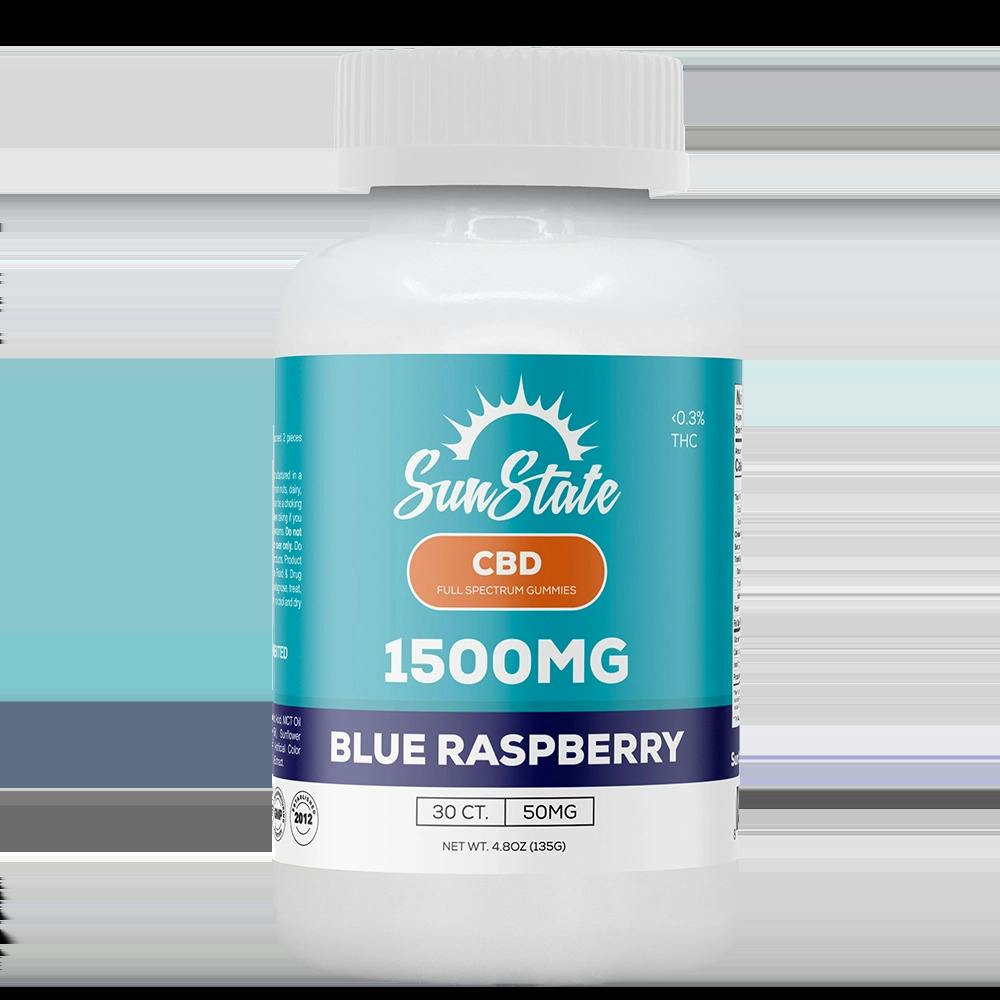 Sunstate Full Spectrum Grab N' Go Bag 30pk/1500mg - Blue Raspberry