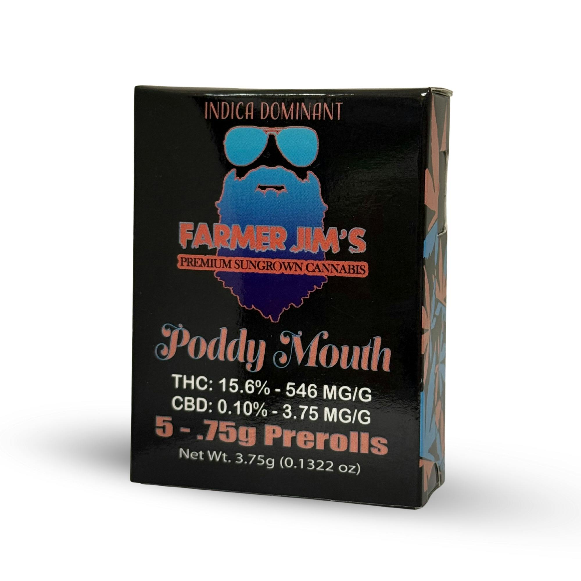 Farmer Jim Pre-Roll 5pk - Poddy Mouth