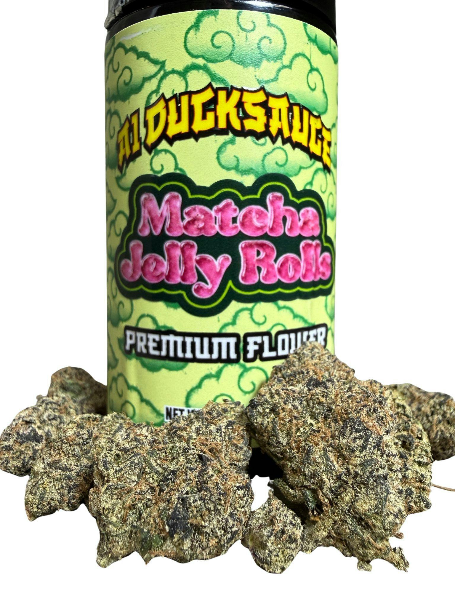 A1 DuckSauce Flower 3.5g - Matcha Jelly Rolls