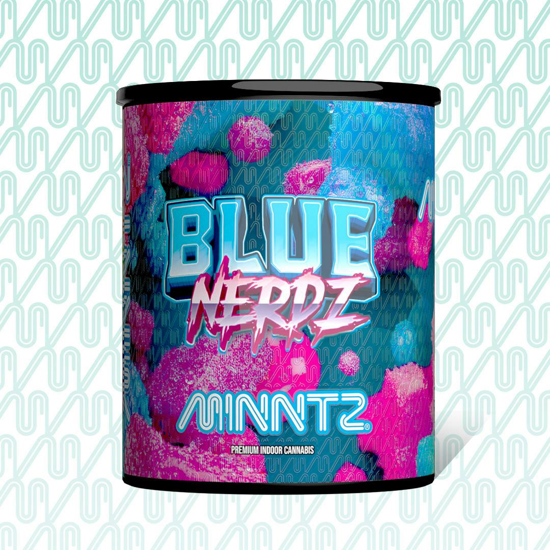 Minntz Flower Blue Nerdz