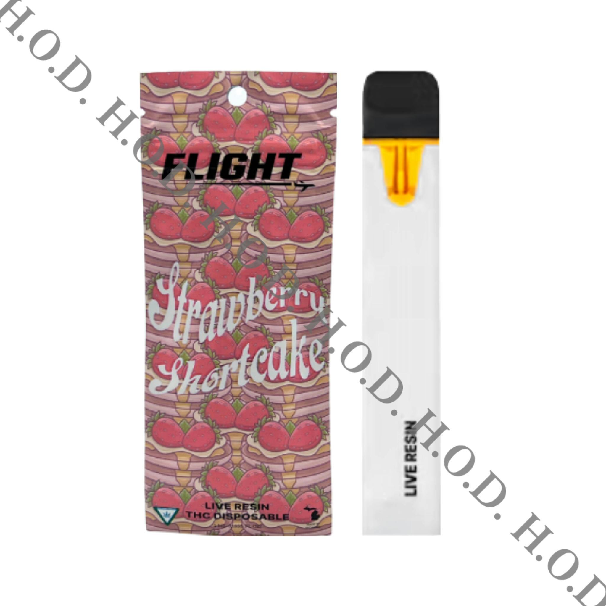 Flight Strawberry Shortcake Live Resin Disposable