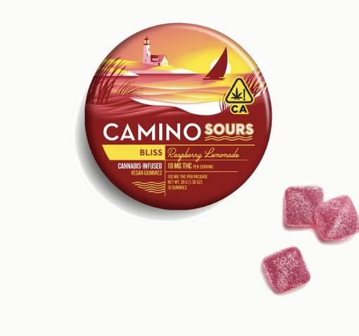 GUMMIES - SOURS - RASPBERRY LEMONADE - 10 PACK