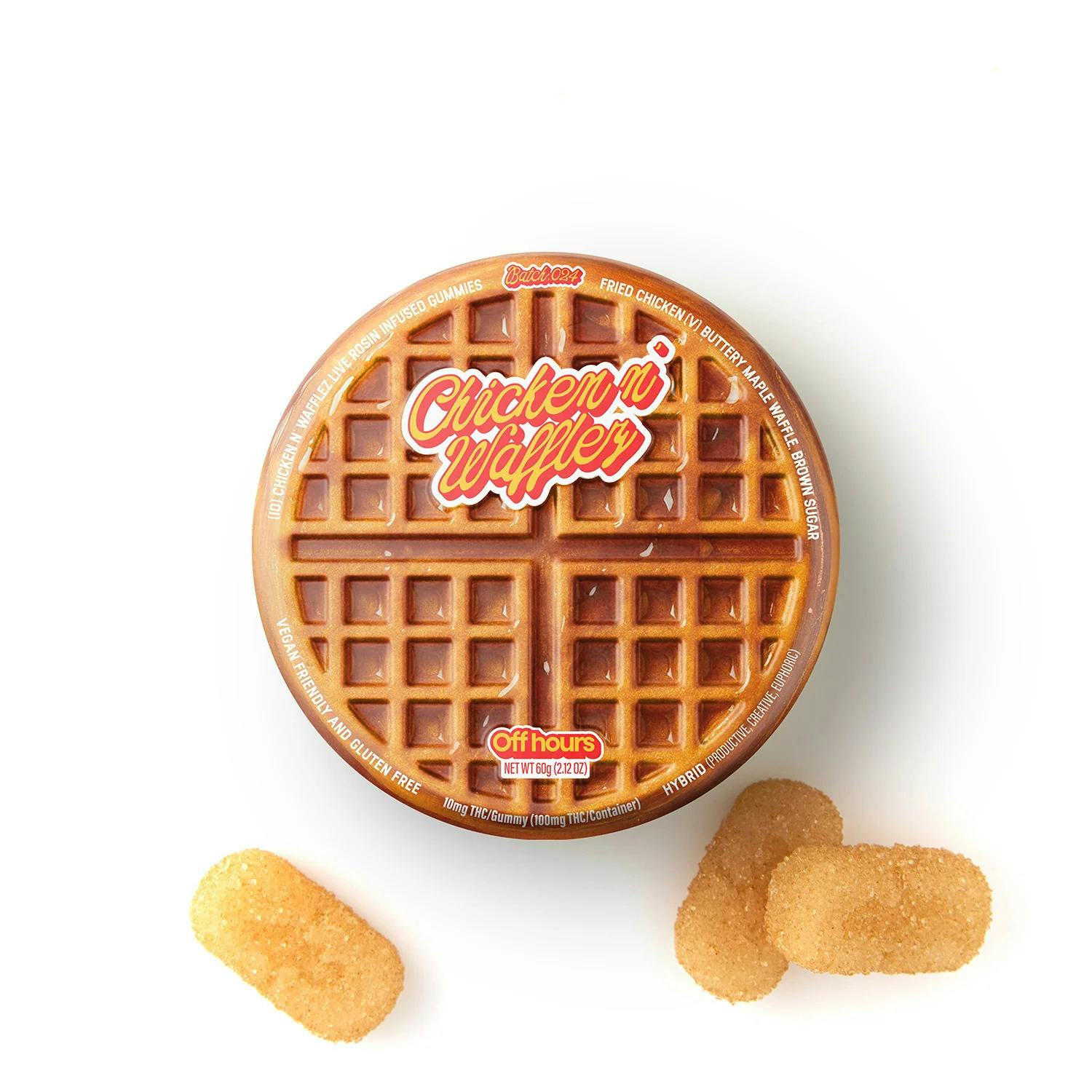 GUMMIES - CHICKEN N WAFFLEZ - 100 mg - 10 Pack
